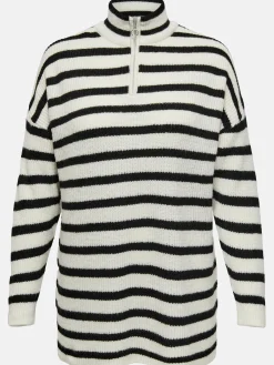 Only Carmakoma CARALFRIDA L/S HALF-Z Longpullover