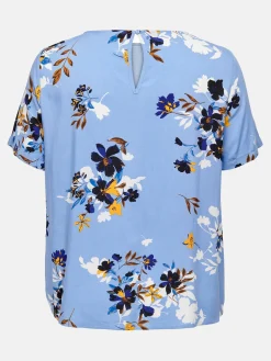 Only Carmakoma CARANITA SS TOP AOP Shirt