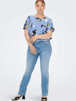 Only Carmakoma CARANITA SS TOP AOP Shirt