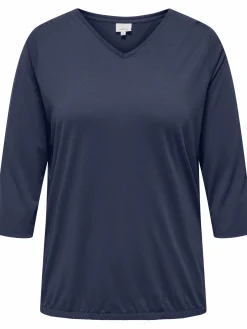 Only Carmakoma CARCARLINNE V-NECK 3/4 Top