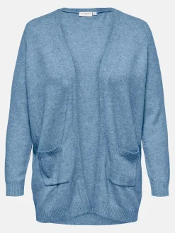 Only Carmakoma CARESLY L/S OPEN CARD Strickjacke