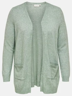 Only Carmakoma CARESLY L/S OPEN CARD Strickjacke