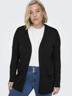 Only Carmakoma CARESLY L/S OPEN CARD Strickjacke