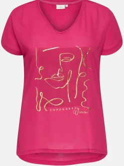 Only Carmakoma CARKETTY LIFE SS V-NE Shirt