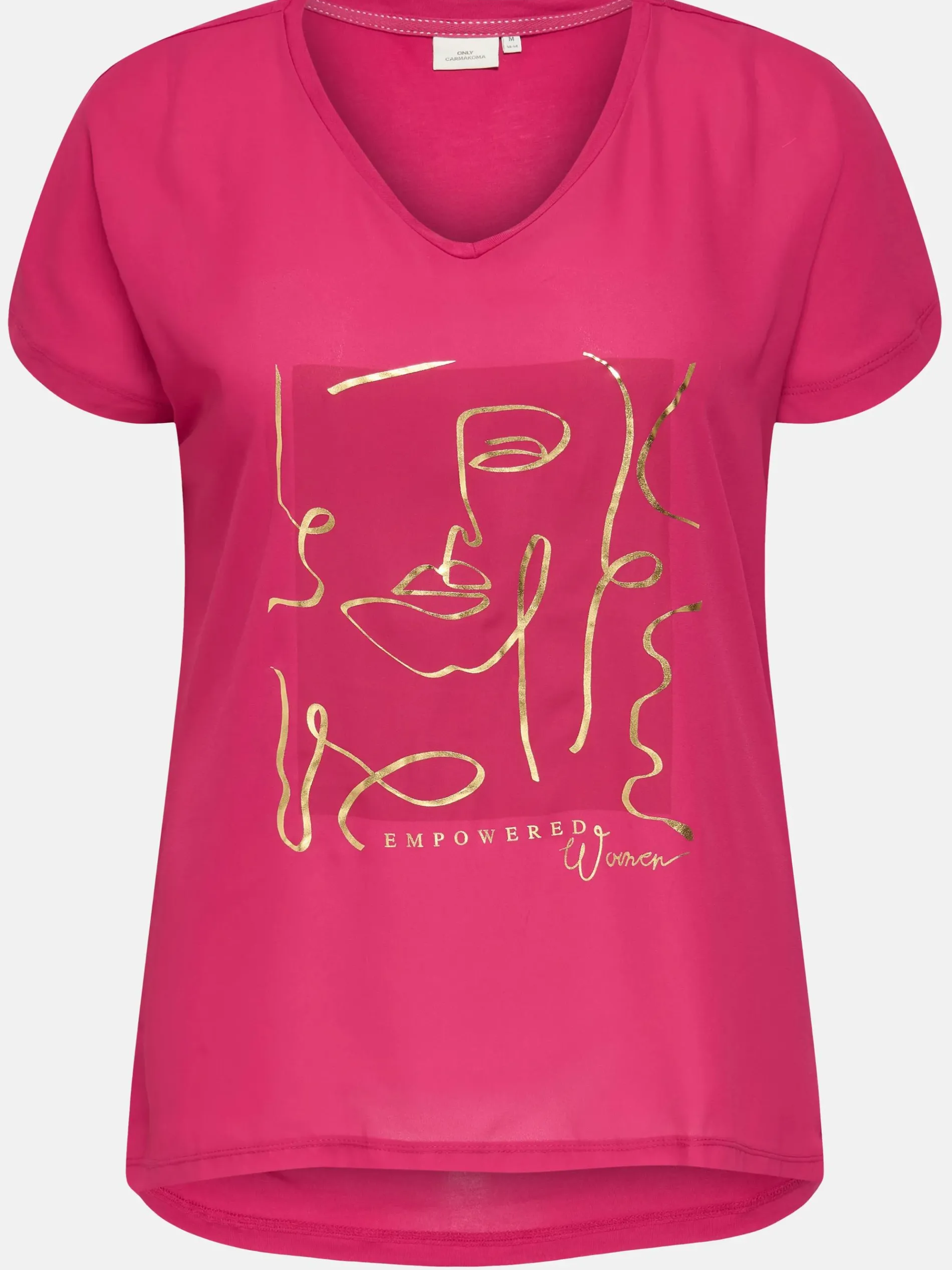 Only Carmakoma CARKETTY LIFE SS V-NE Shirt