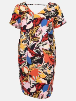 Only Carmakoma CARLUXLOU SS V-NECK K Kleid