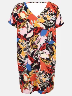 Only Carmakoma CARLUXLOU SS V-NECK K Kleid