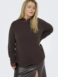 Only Carmakoma CARMARGARETHA LS BUTTON Pullover