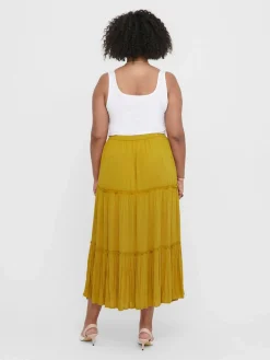 Only Carmakoma CARPATRO MAXI SKIRT Stufenrock