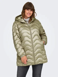 Only Carmakoma CARVEGA WAVE QUILTED Jacke