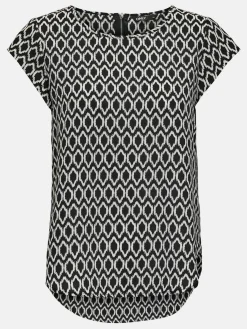 Only Carmakoma CARVICA SS AOP TOP NO Bluse