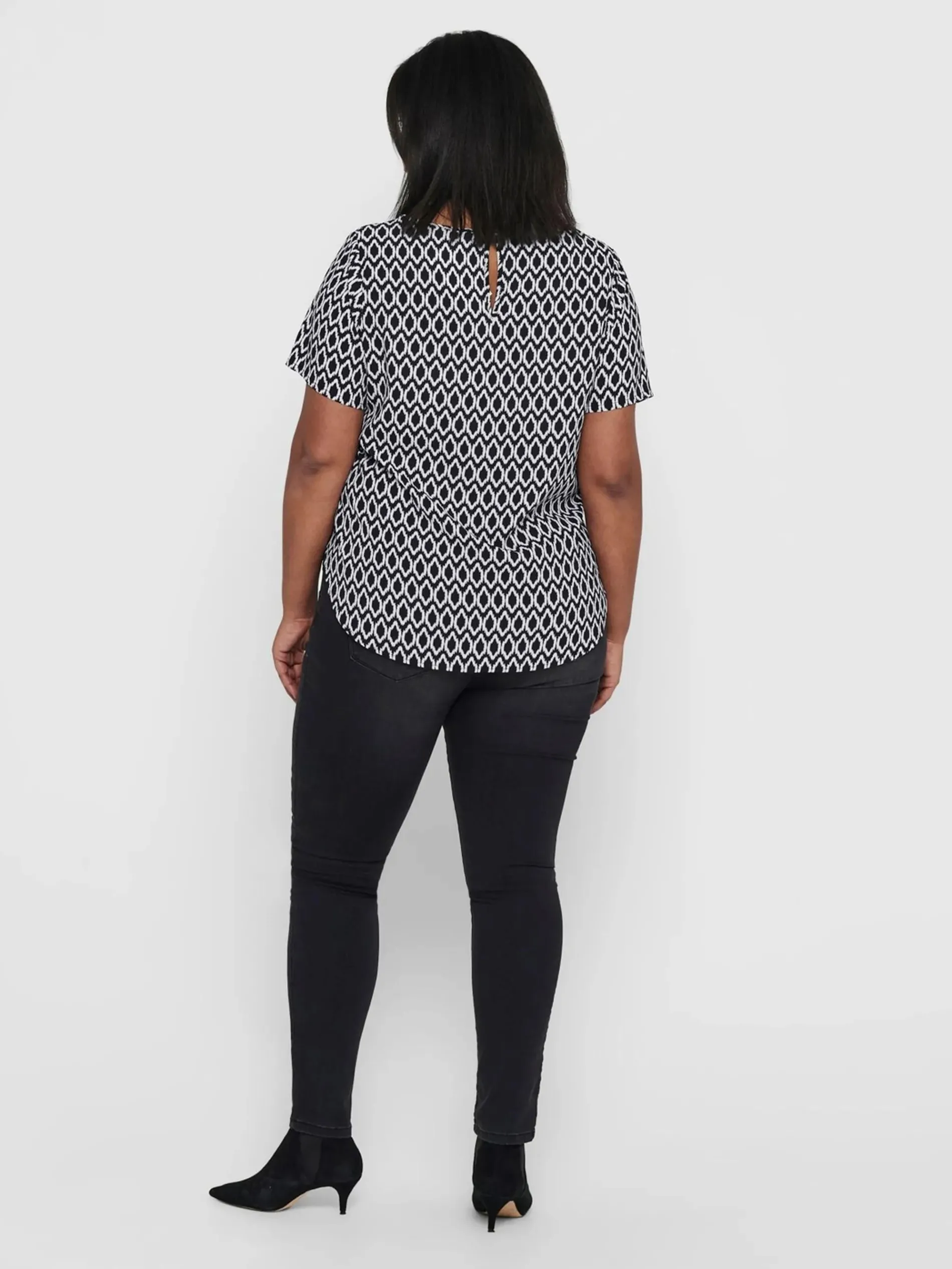 Only Carmakoma CARVICA SS AOP TOP NO Bluse