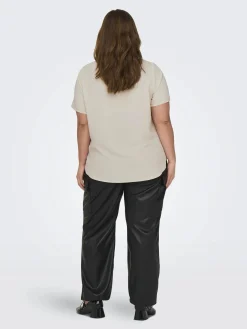 Only Carmakoma CARVICA SS AOP TOP NO Bluse