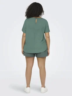 Only Carmakoma CARVICA SS AOP TOP NO Bluse