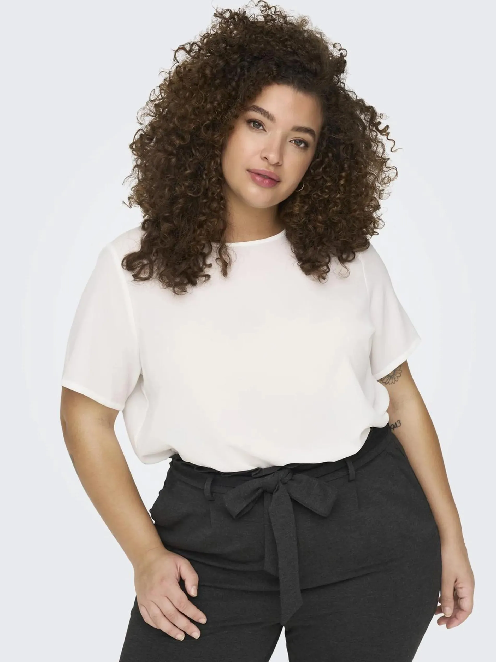 Only Carmakoma CARVICA SS AOP TOP NO Bluse