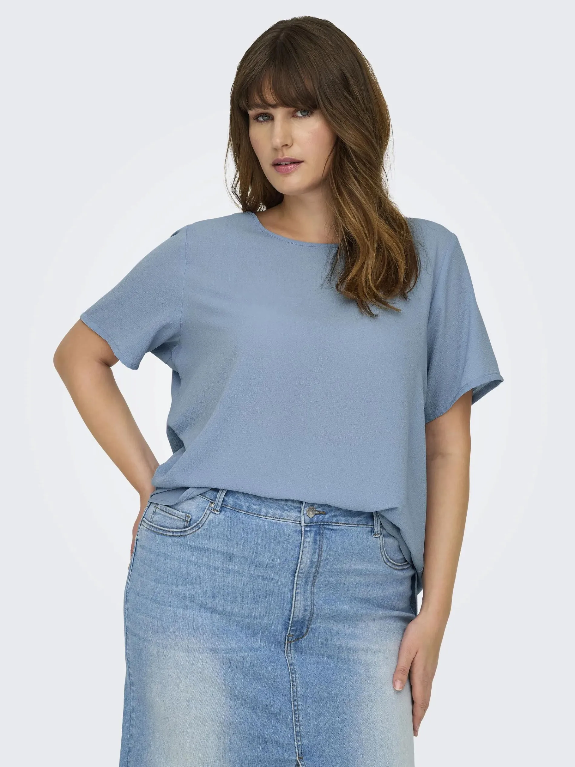 Only Carmakoma CARVICA SS AOP TOP NO Bluse