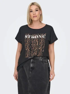 Only Carmakoma CARVIGGA S/S AOP TEE T-Shirt