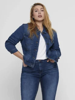 Only Carmakoma CARWESPA DENIM JACKET Jeansjacke