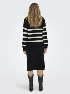 Only ONLBILLIE LIFE LS STR Strickpullover