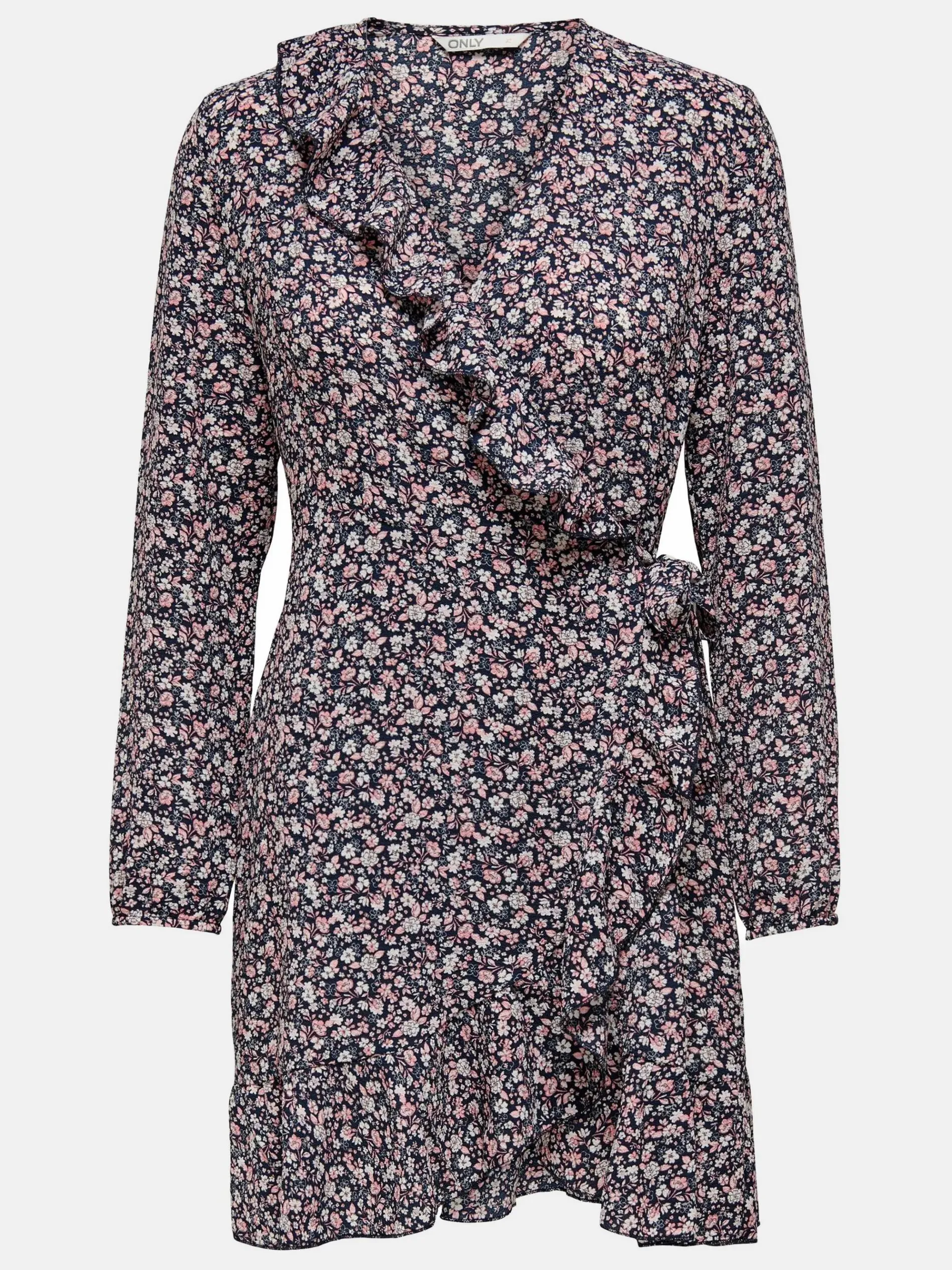 Only ONLCARLY L/S WRAP SHO Wickelkleid