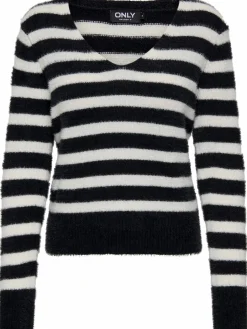 Only ONLELLA PIUMO LS V-NE Strickpullover