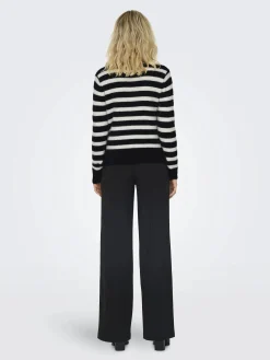 Only ONLELLA PIUMO LS V-NE Strickpullover