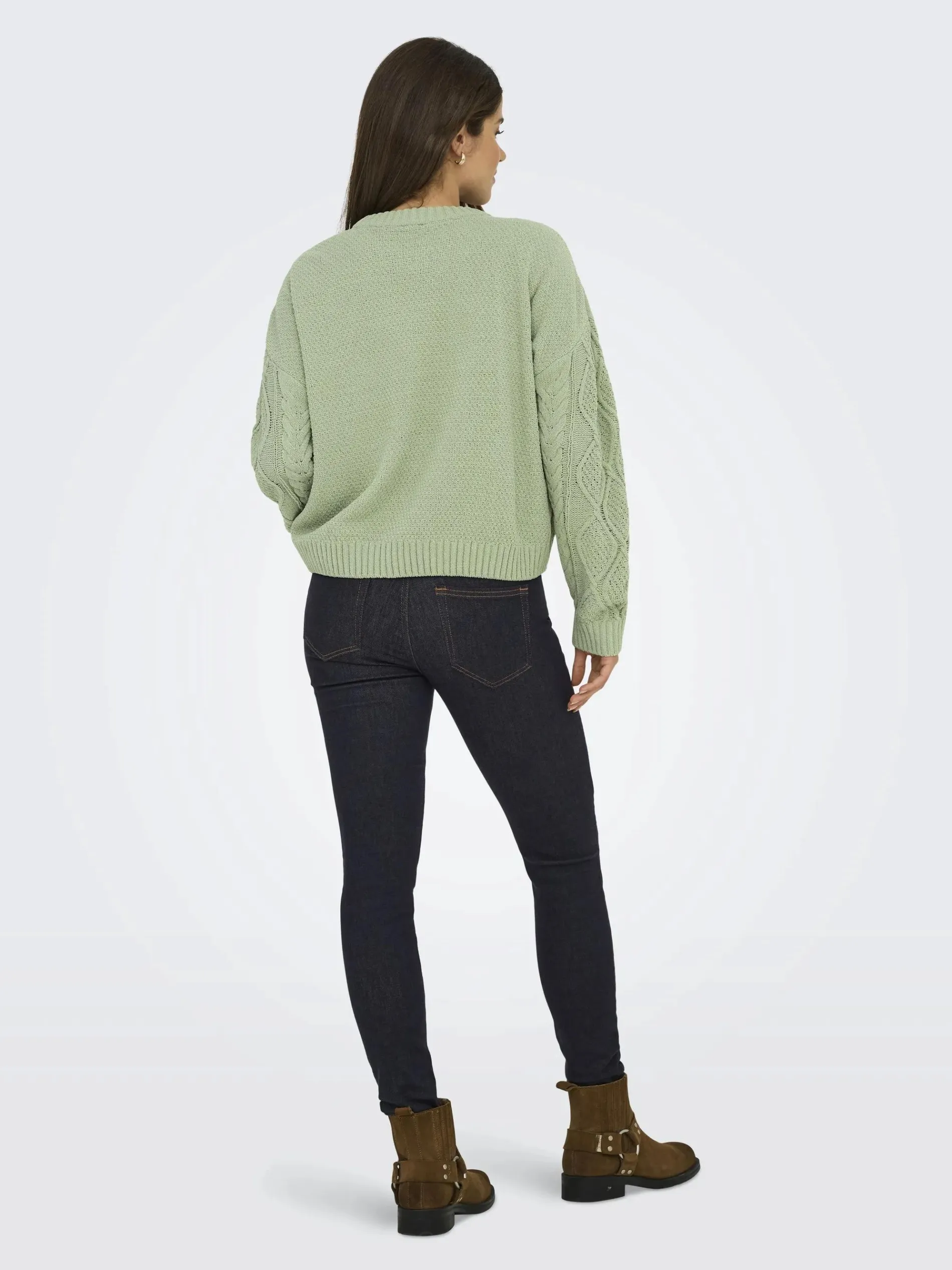 Only ONLELLY LIFE LS CABLE Strickpullover