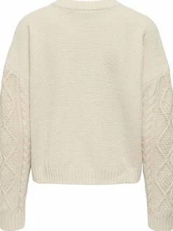 Only ONLELLY LIFE LS CABLE Strickpullover