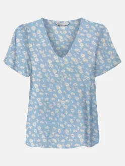 Only ONLHELGA S/S V-NECK T T-Shirt