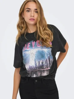 Only ONLLUCCA LIFE S/S NIG Shirt