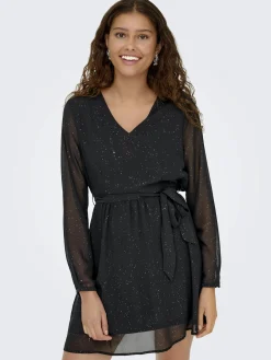 Only ONLSTAR LIFE L/S GLIT Minikleid