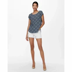 Only ONLVIC SS AOP TOP NOO Bluse