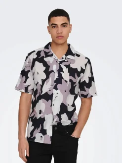 Only&Sons ONSTREV REG CTN LIN A Hemd