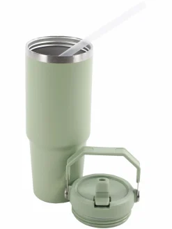 Thermobecher inkl. Flip-Strohhalm 900ml