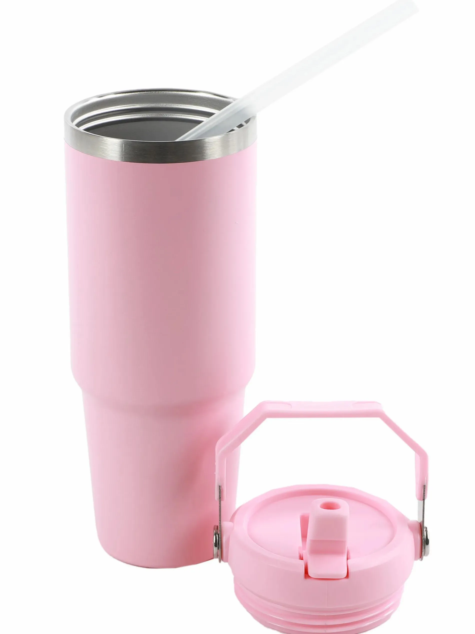 Thermobecher inkl. Flip-Strohhalm 900ml