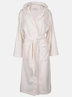 Unisex Teddy Bademantel mit Kapuze