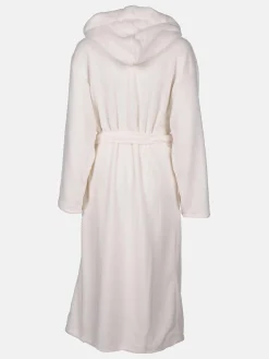 Unisex Teddy Bademantel mit Kapuze