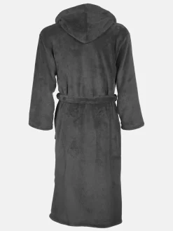 Unisex Teddy Bademantel mit Kapuze