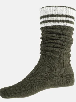 Unisex Wiesnstrümpfe mit Umschlag