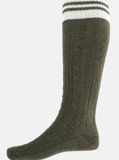 Unisex Wiesnstrümpfe mit Umschlag