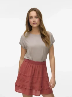 Vero Moda VMLAVA PLAIN SS TOP L Shirt