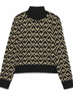 Vero Moda VMARIA ART LS HIGH-NE Strickpullover