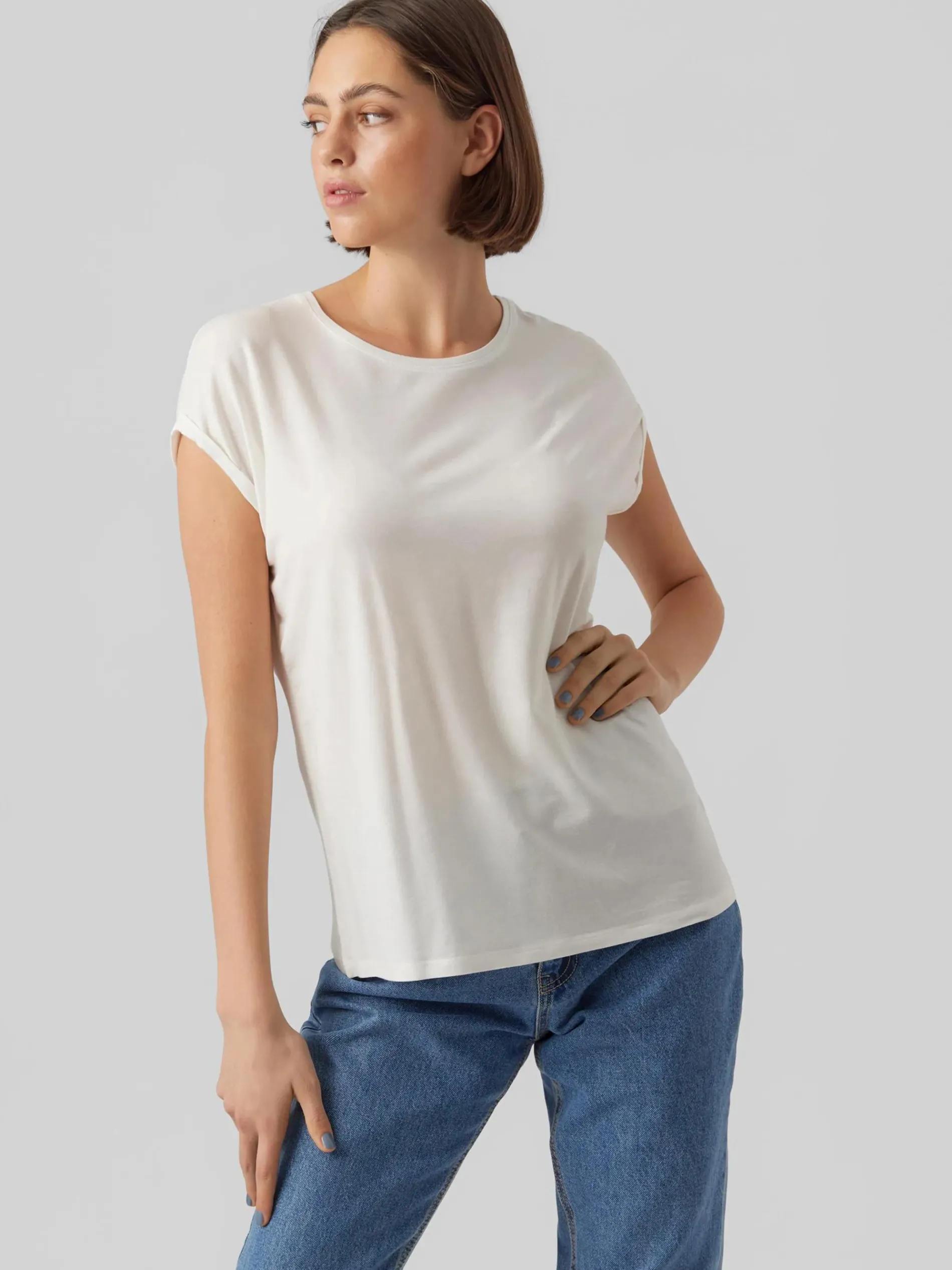 Vero Moda VMAVA PLAIN SS TOP GA Shirt