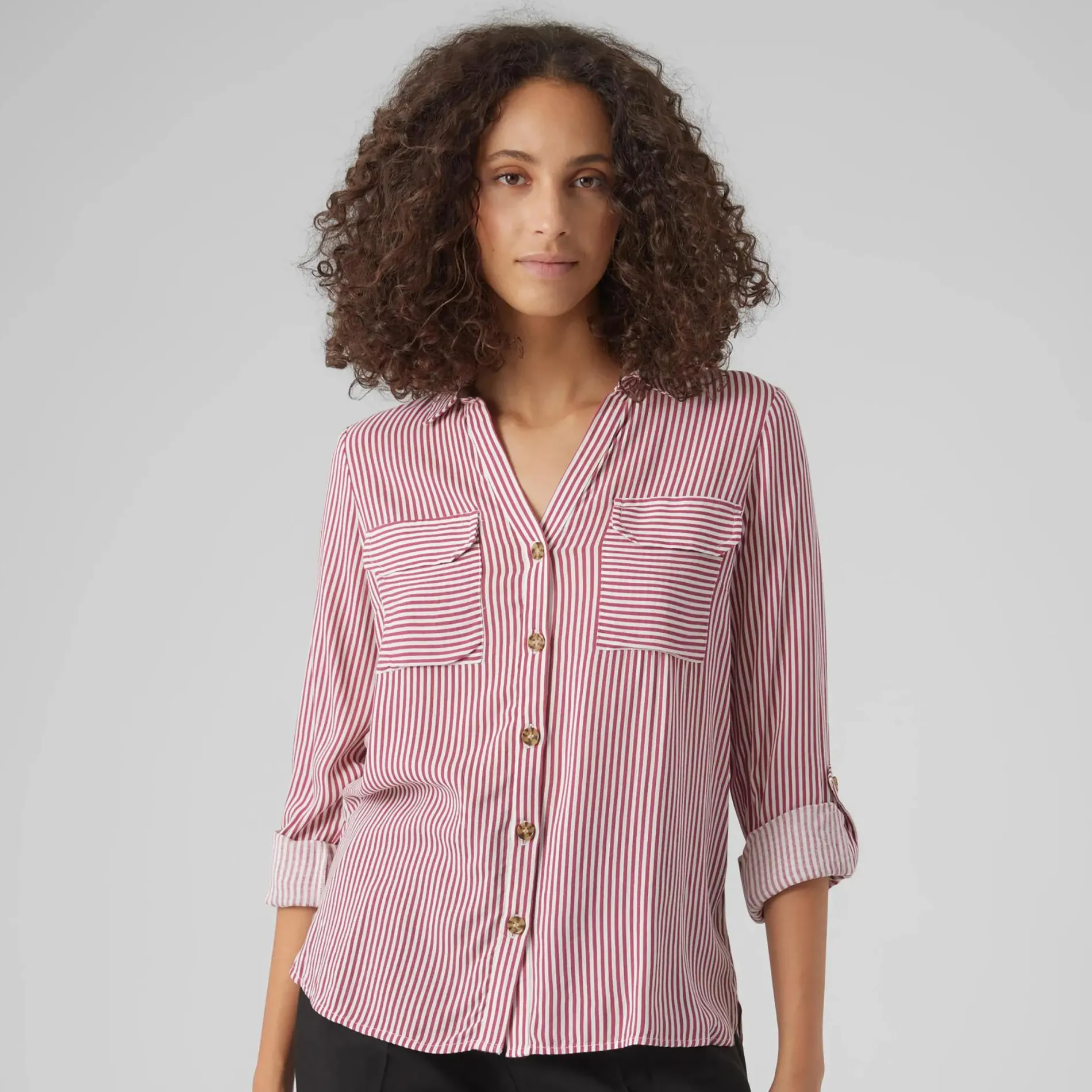 Vero Moda VMBUMPY L/S SHIRT NEW Bluse