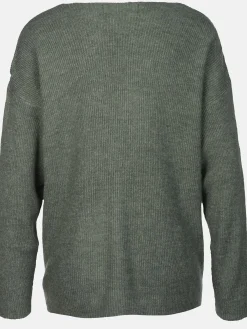Vero Moda VMCREWLEFILE LS V-NEC Strickpullover