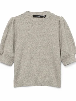 Vero Moda VMDOFFY 2/4 O-NECK PU Pullover