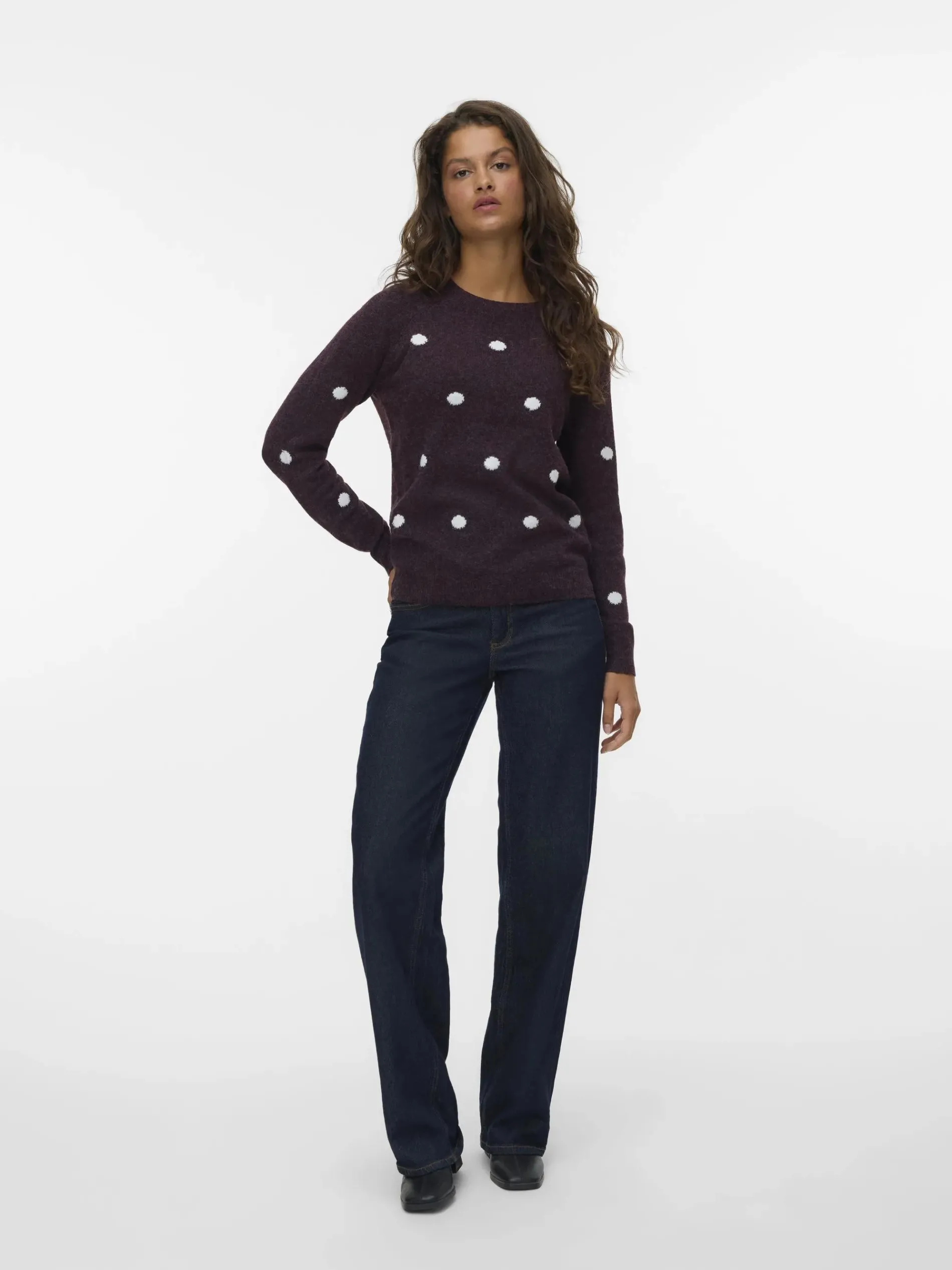 Vero Moda VMDOFFY INTARSIA LS O Pullover