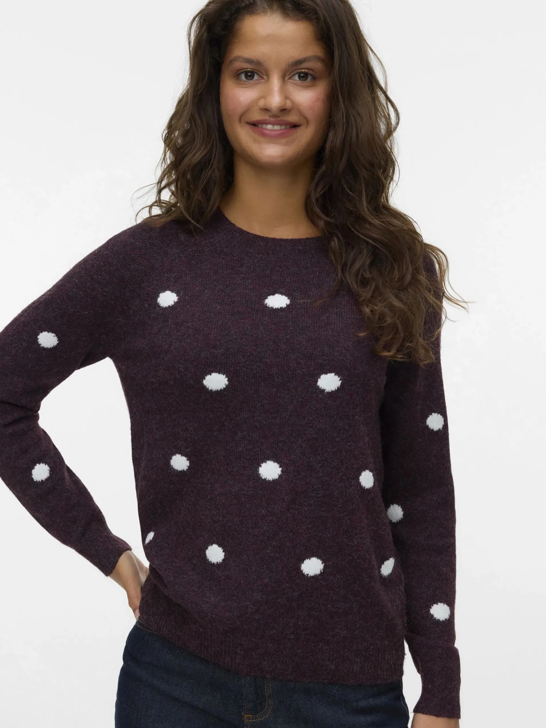 Vero Moda VMDOFFY INTARSIA LS O Pullover