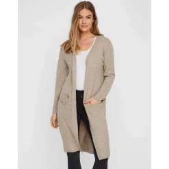 Vero Moda VMDOFFY LS LONG OPEN Longcardigan