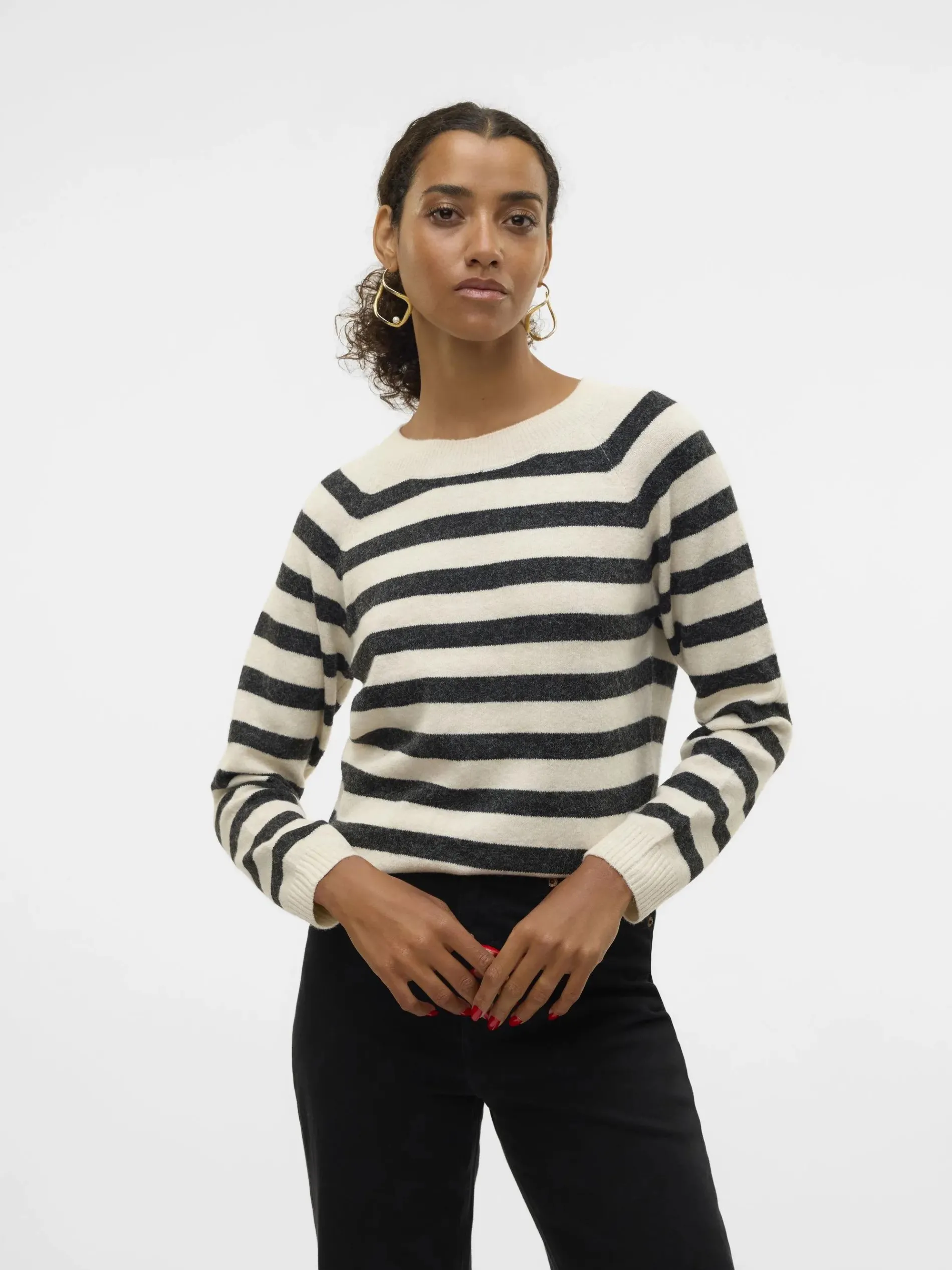 Vero Moda VMDOFFY LS O-NECK BLO Pullover